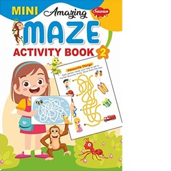 Sawan Mini Amazing MAZE Activity Book 2 - Blue
